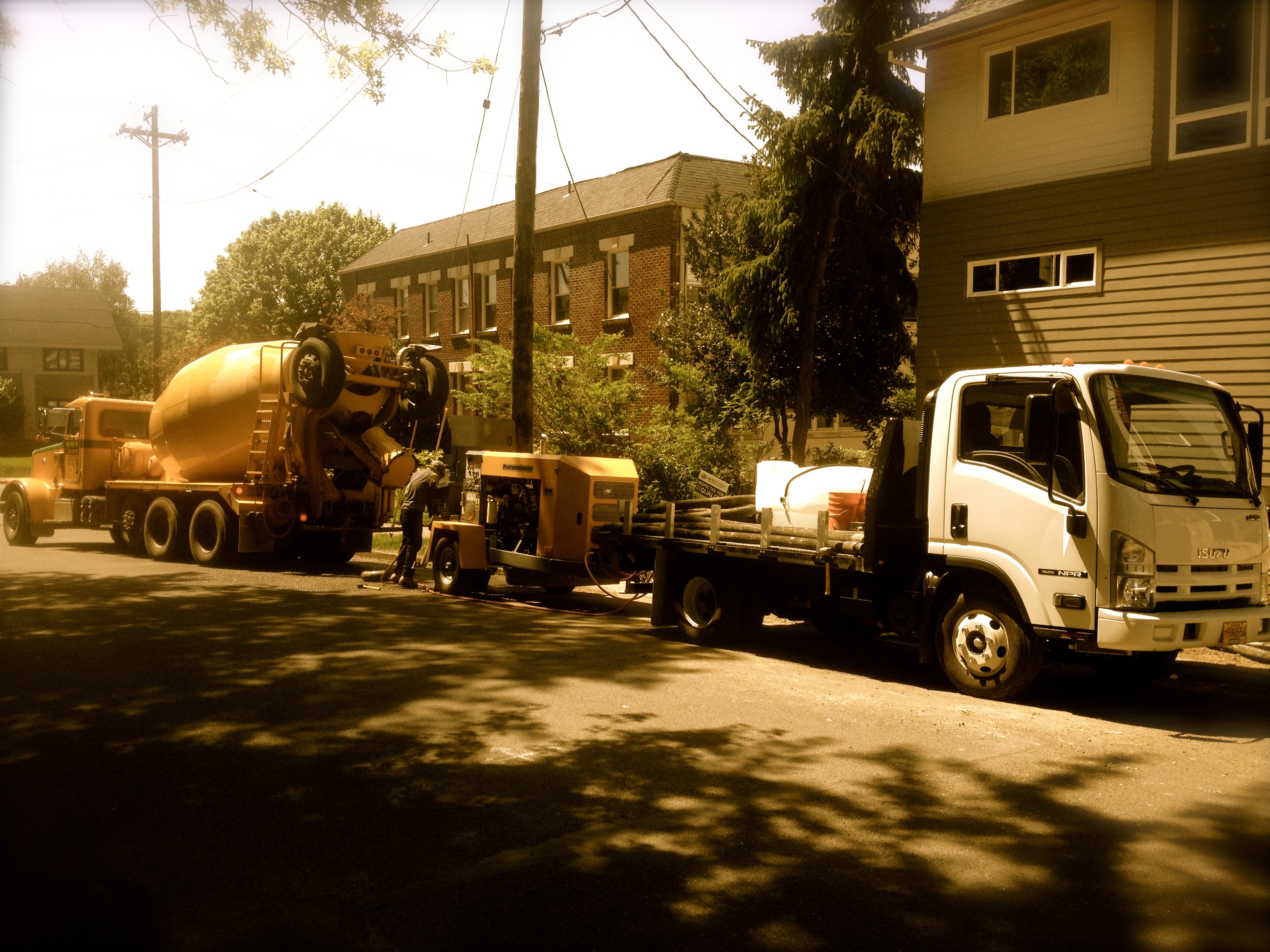 Concrete Line Pump for Portland Metro, Salem and Vancouver, Washington